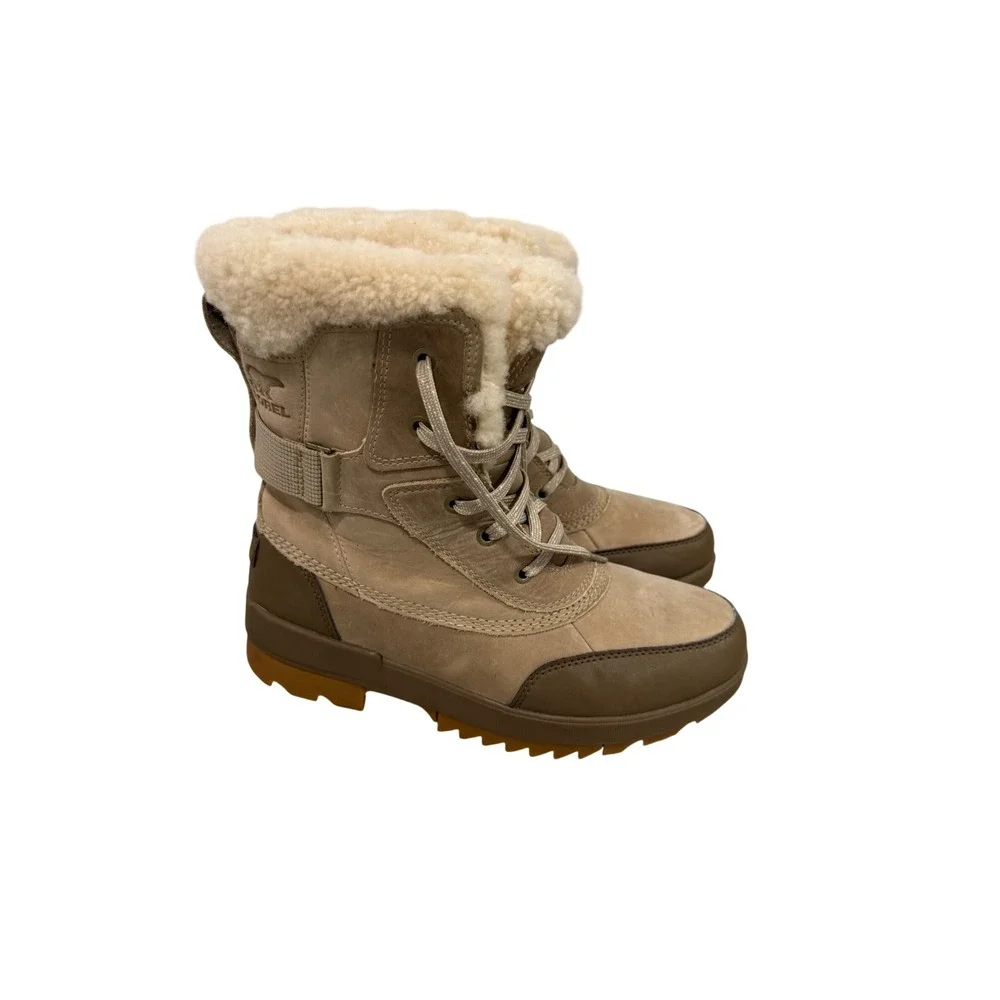 Sorel Anthropologie Tivoli IV Weather Boots Tan Brown Winter Boots Womens 9